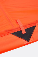 Rab Siltarp 3 in Horizon (styling reference) - corner reinforcement detail