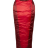 Rab Solar Eco 3 Sleeping Bag in Oxblood Red - shoulder panel detail