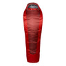 Rab Solar Eco 3 Sleeping Bag in Oxblood Red - full length