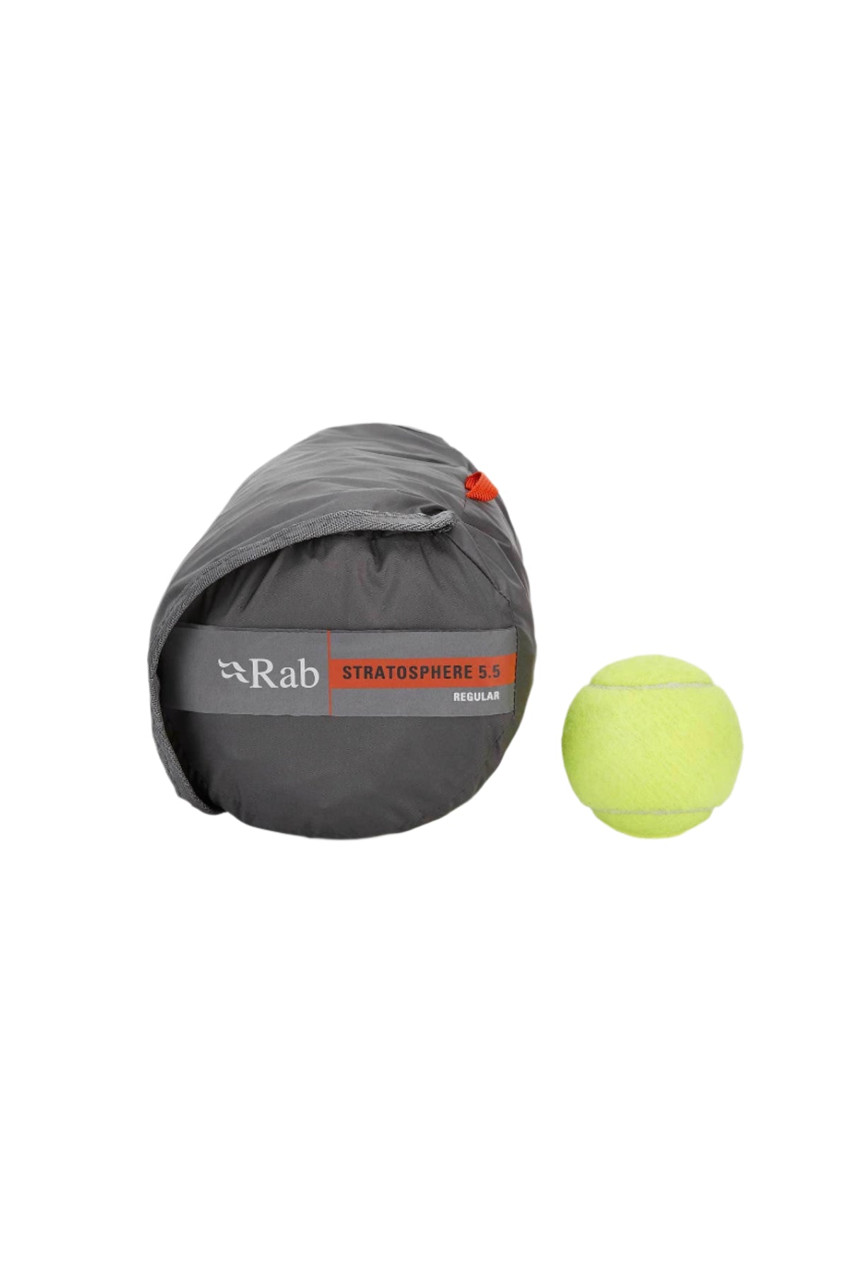 Rab Stratosphere 5.5 Sleep Pad in Graphene - packed, side