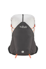 Rab Syclon XP 30L Waterproof Pack in Black/Dark Pewter - Back Standalone