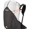 Rab Syclon XP 40L Waterproof Pack in Black/Dark Pewter - Front Standalone
