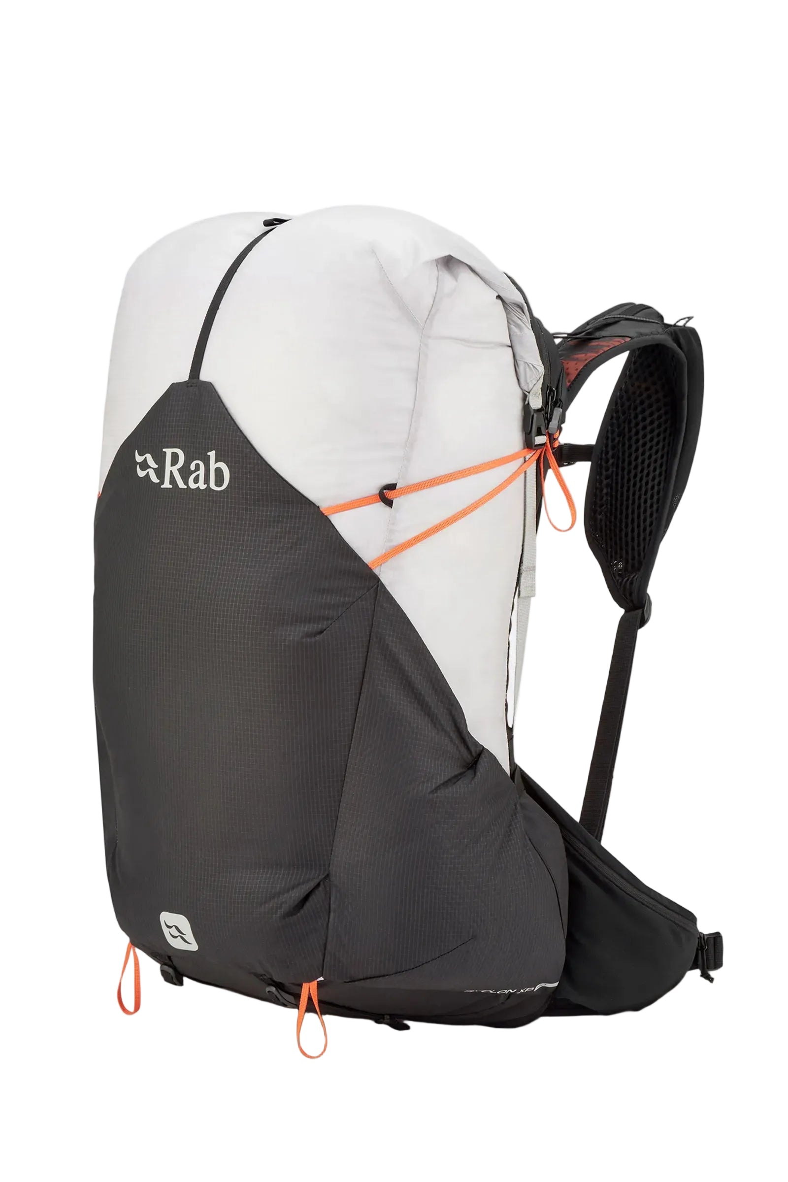 Rab Syclon XP 40L Waterproof Pack in Black/Dark Pewter - Front Standalone