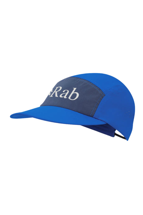 Rab Talus 5 Panel Cap in Maya Blue/Tempest Blue - front