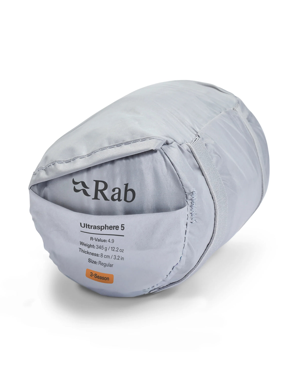 Rab Ultrasphere 5 Sleeping Mat in Dark Pewter - packed