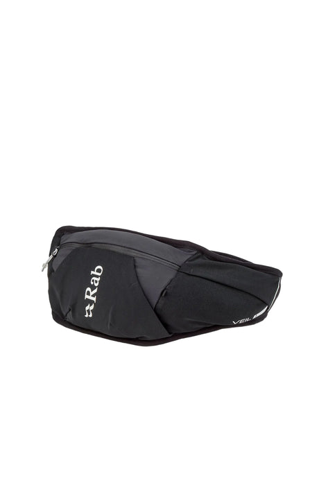 Rab Veil 1L Lightweight Belt Pack in Black - Front View