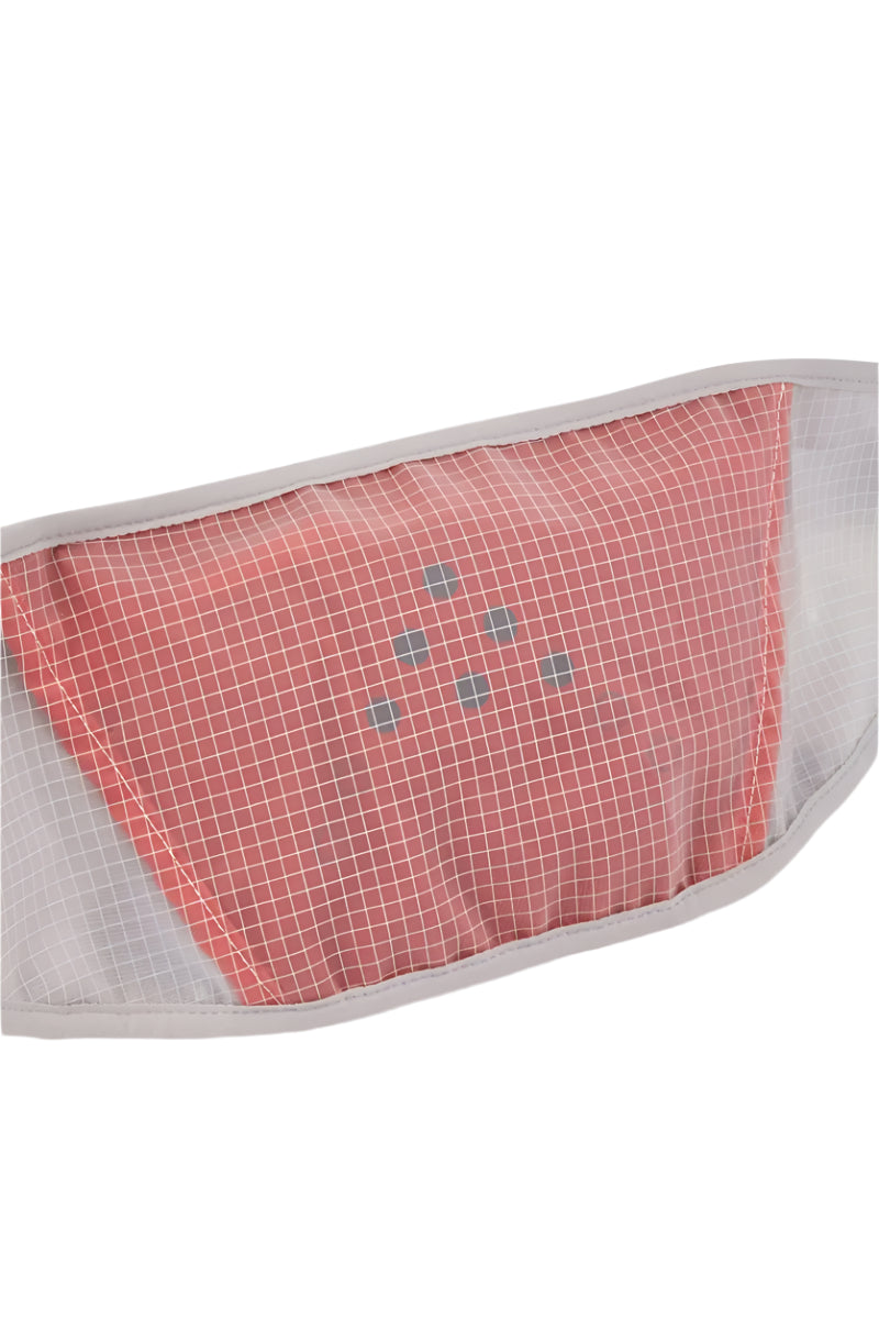 Rab Veil 1L Lightweight Belt Pack in Gargoyle/Graphene - Back Panel Mesh Detail