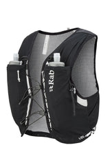 Rab Veil 6L Lightweight Running Vest in Black - Three Quarter Front View
