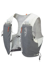 Rab Veil 6L Lightweight Running Vest in Gargoyle/Graphene - Front View