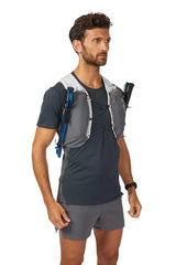 Rab Veil 6L Lightweight Running Vest in Gargoyle/Graphene - Model Front View Alternative