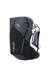 Rab Veil XP 30L Waterproof Pack in Black - Front View
