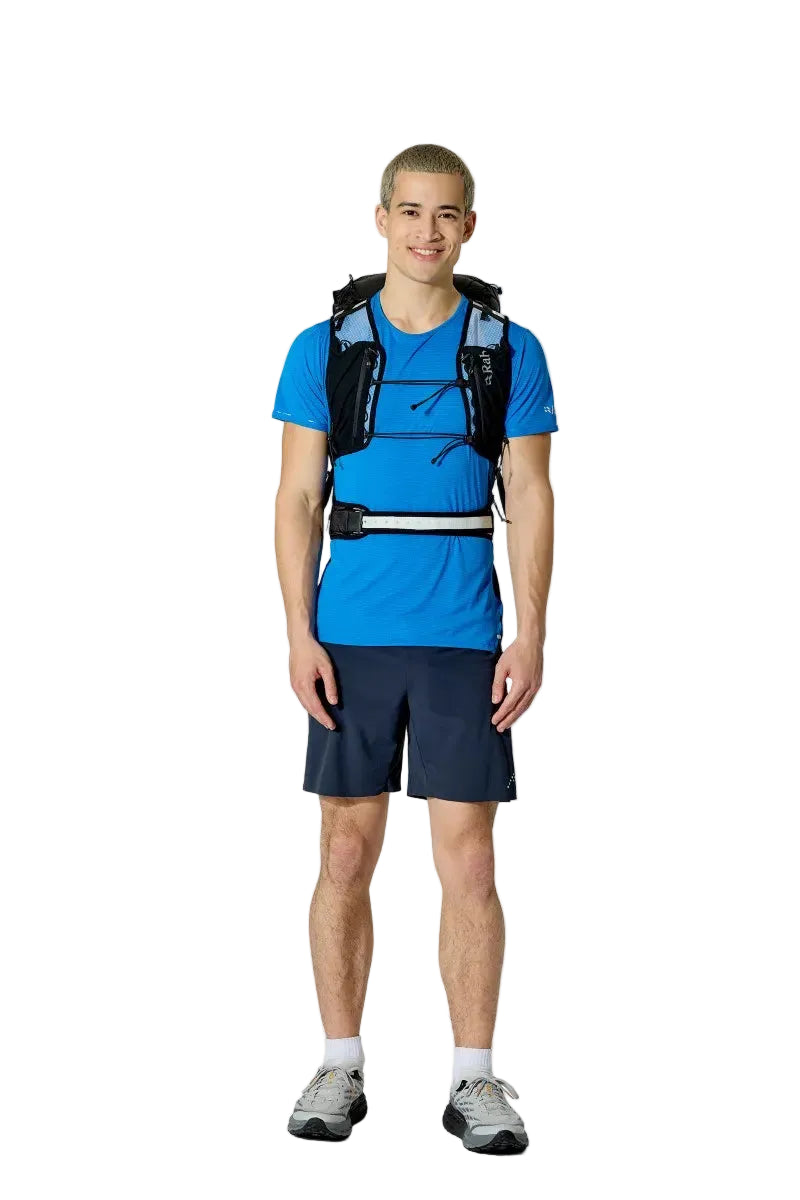 Rab Veil XP 30L Waterproof Pack in Black - On Model Full Length View