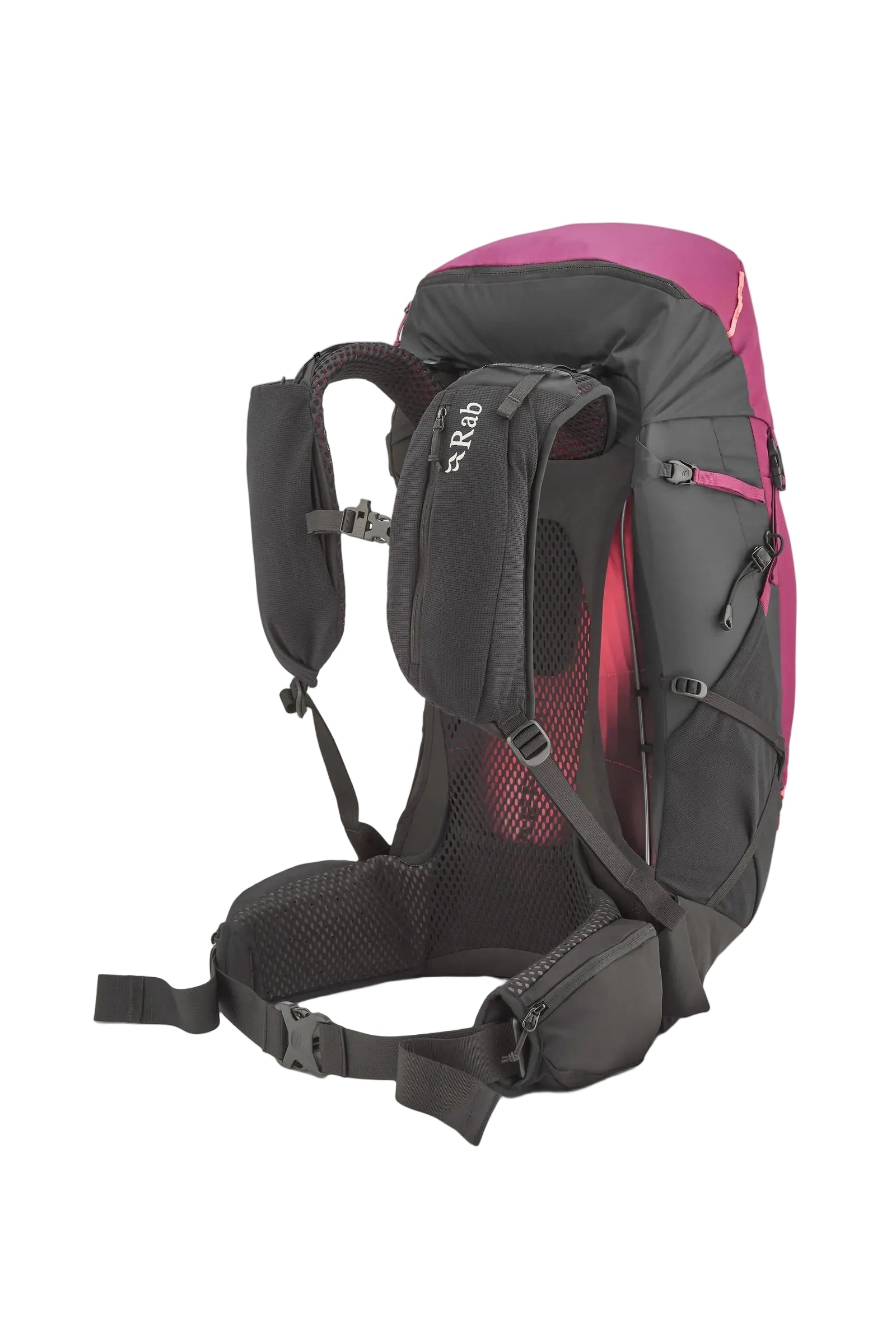 Rab Women's Airox ND 28 Day Pack in Mulberry/Black - Back Standalone