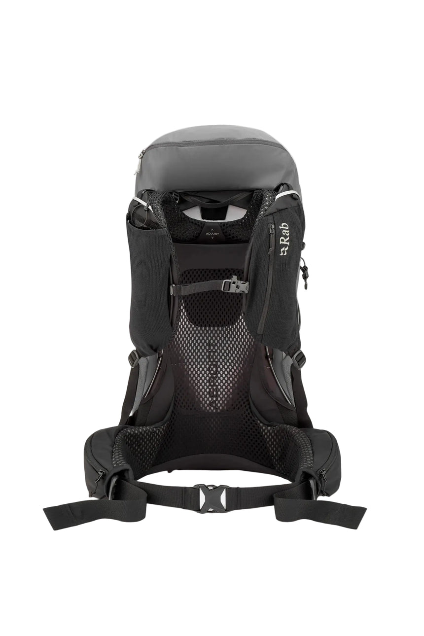 Rab Women's Airox ND 34 Day Pack in Graphene - Back Standalone