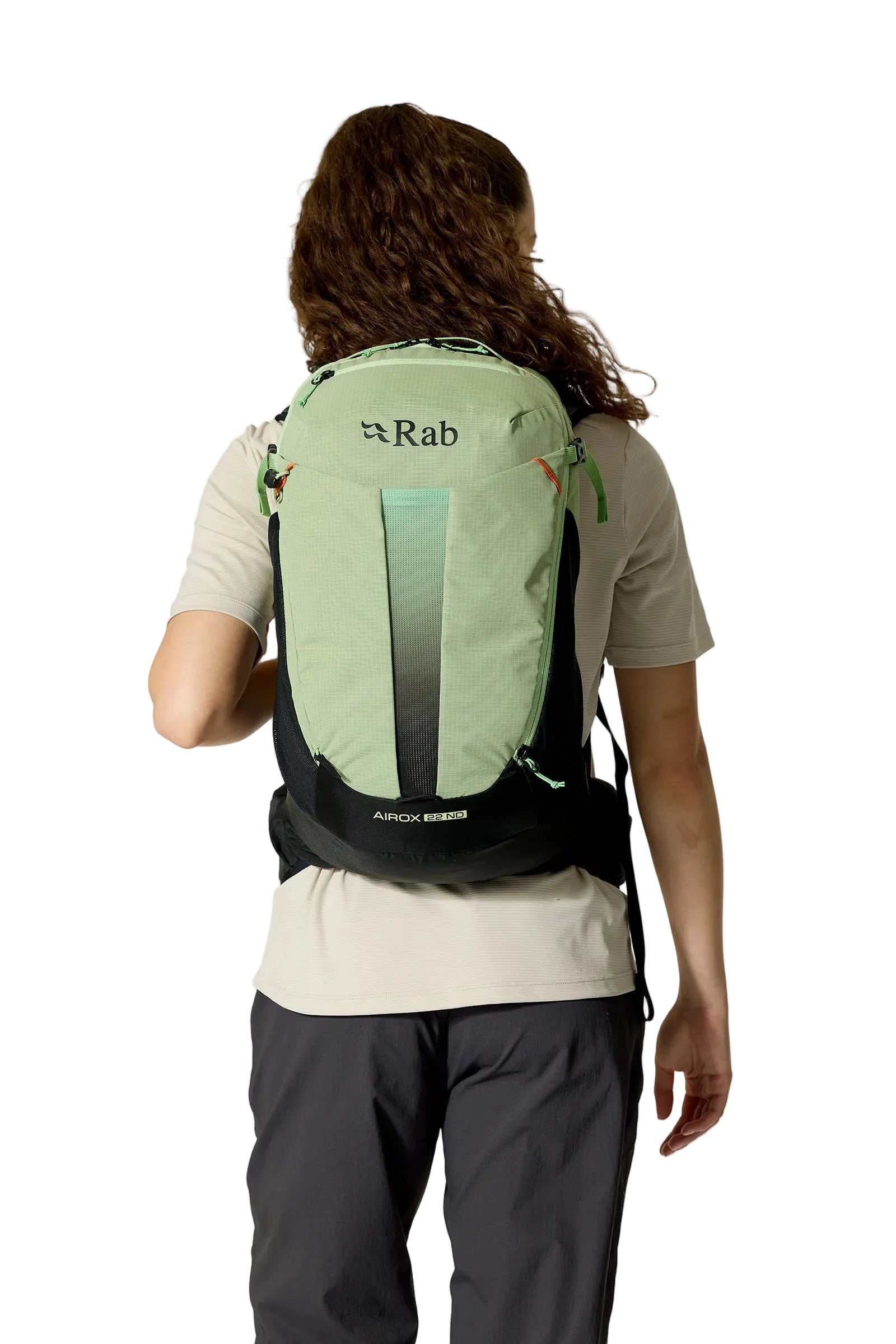 Rab Women's Airox ND22L Day Pack in Fig Green/Black - Hipbelt Detail
