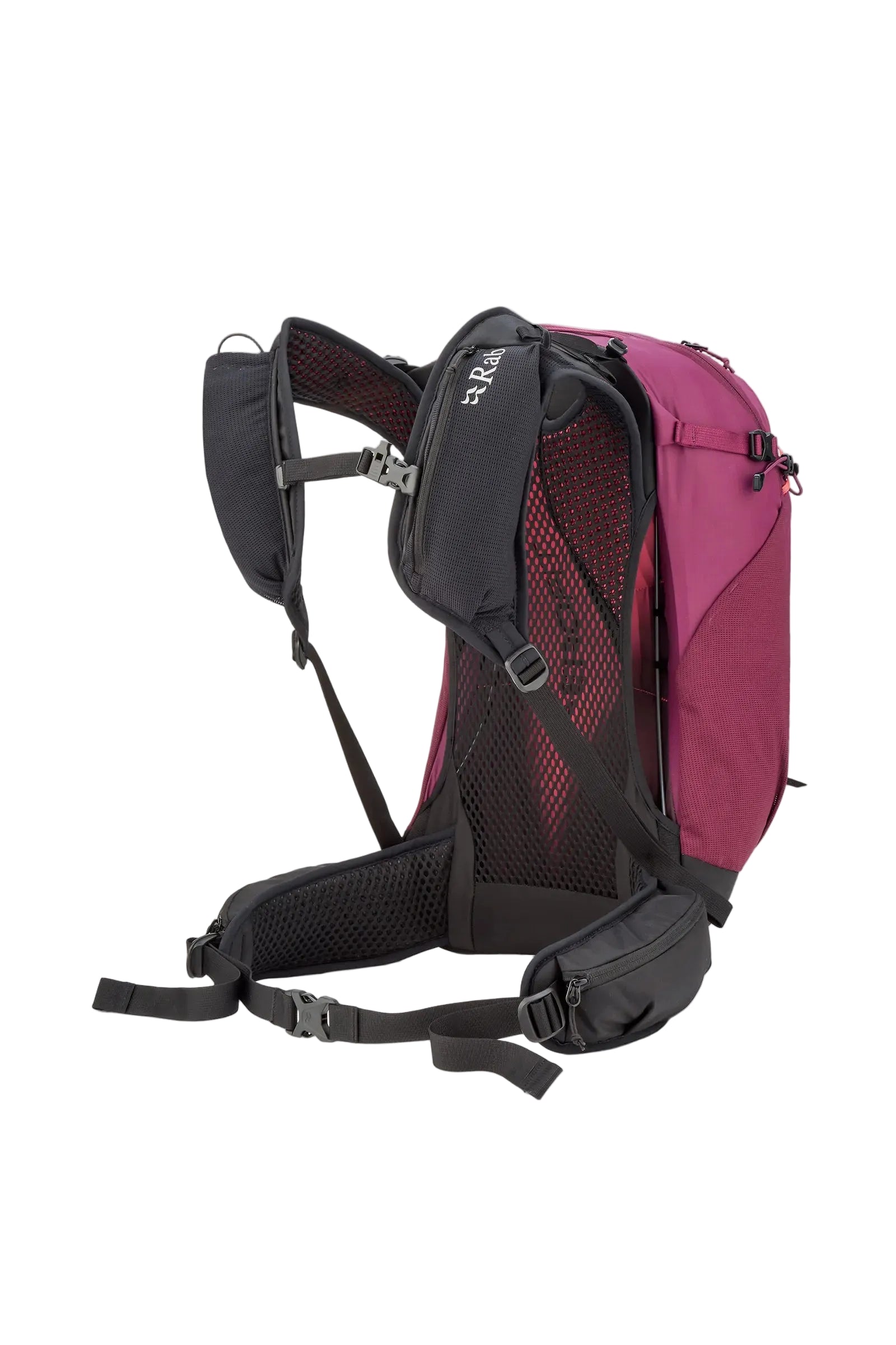 Rab Women's Airox ND22L Day Pack in Mulberry - Harness Detail