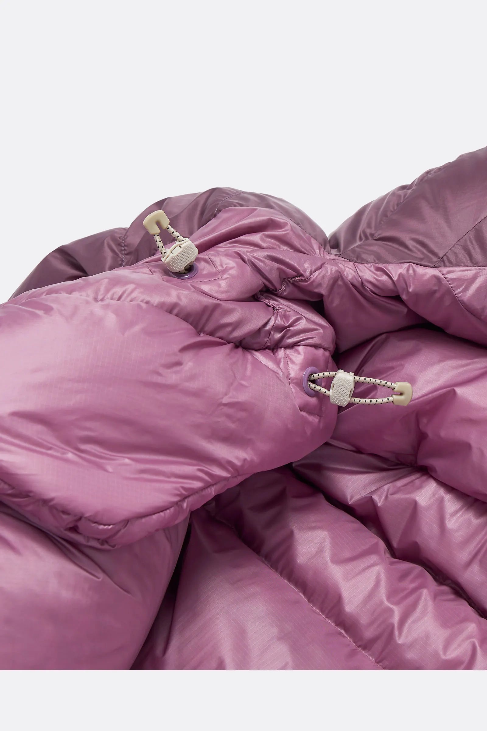 Rab Women's Alpine Down Sleeping Bag (-6°C/21F) in Iris/Dark Iris - Zip Pocket Detail