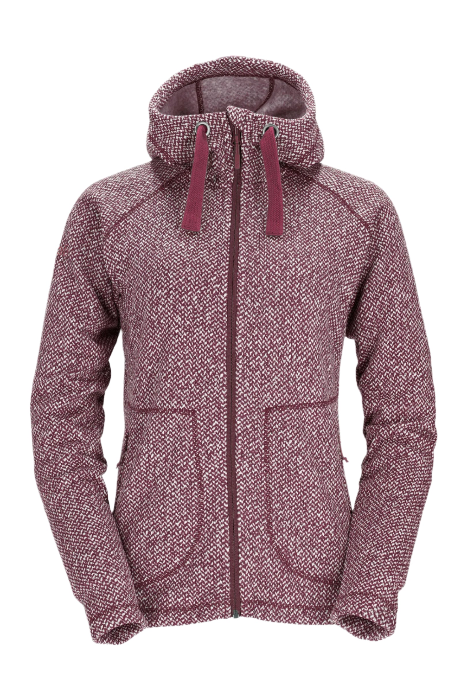 Rab Women's Amy Hoody in Rioja - Flat Lay