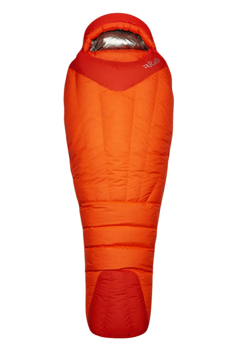 Rab Women's Andes Infinium 800 Down Sleeping Bag in Atomic - front