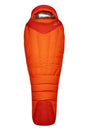 Rab Women's Andes Infinium 800 Down Sleeping Bag in Atomic - front