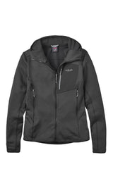Rab Women's Ascendor Hoody in Black - front