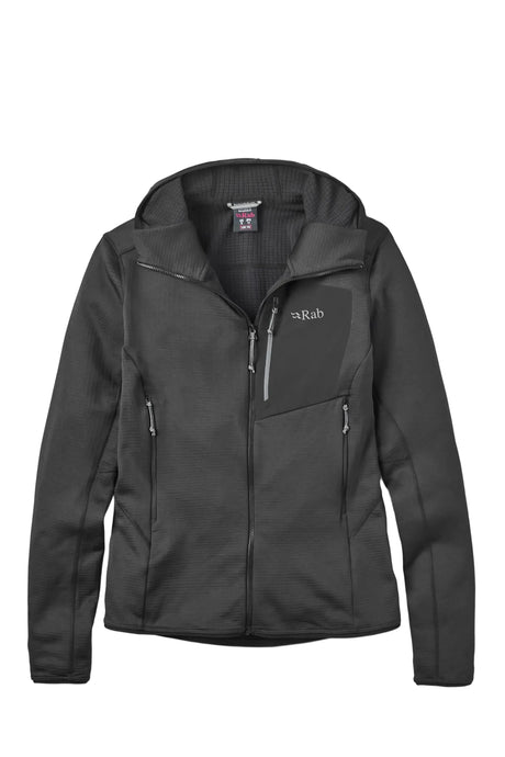 Rab Women's Ascendor Hoody in Black - front