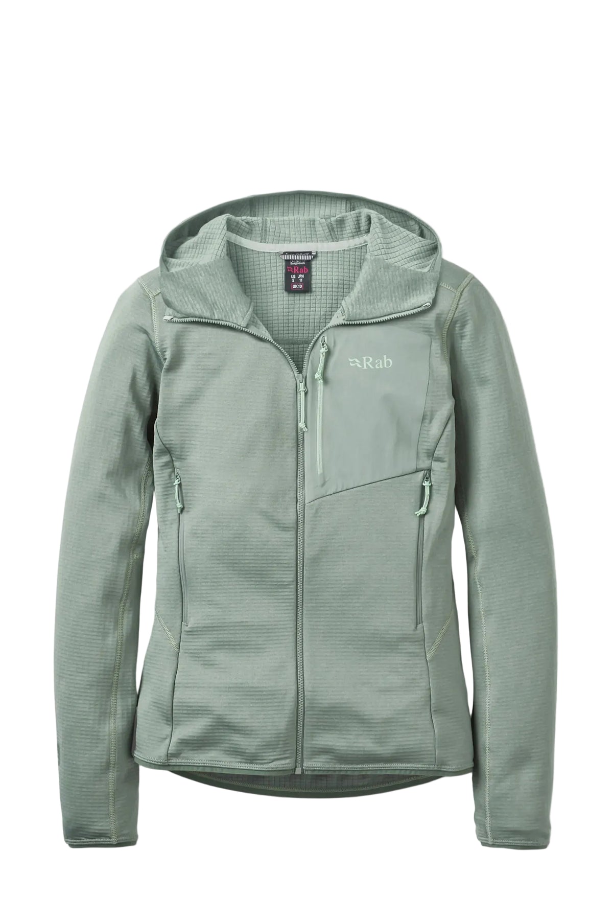 Rab Women's Ascendor Hoody in Dark Fig Green - front