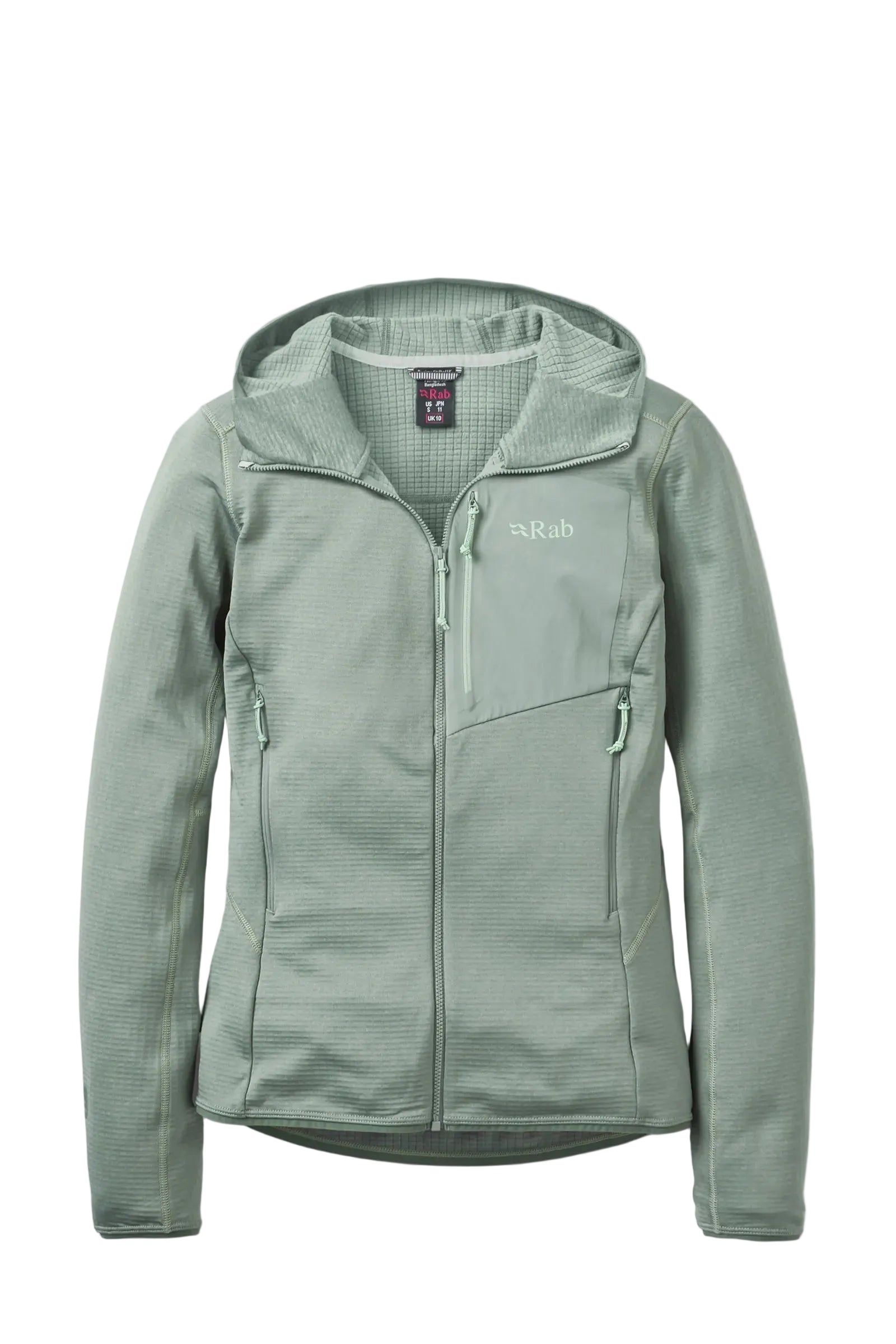 Rab Women's Ascendor Hoody in Dark Fig Green - front