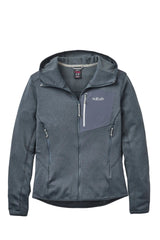 Rab Women's Ascendor Hoody in Steel - front