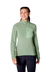 Rab Women's Ascendor Light Pull-On in Dark Fig Green - worn