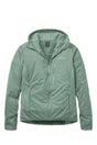 Rab Women's Ascendor Summit Hoody in Dark Fig Green - front