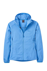 Rab Women's Borealis Hooded Jacket in Bluebird - front