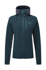 Rab Women's Capacitor Hoody in Orion Blue - front