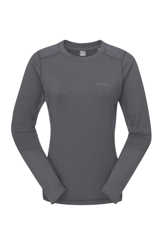Rab Women's Conduit Crew in Beluga - front