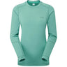 Rab Women's Conduit Crew in Glacier Blue - front