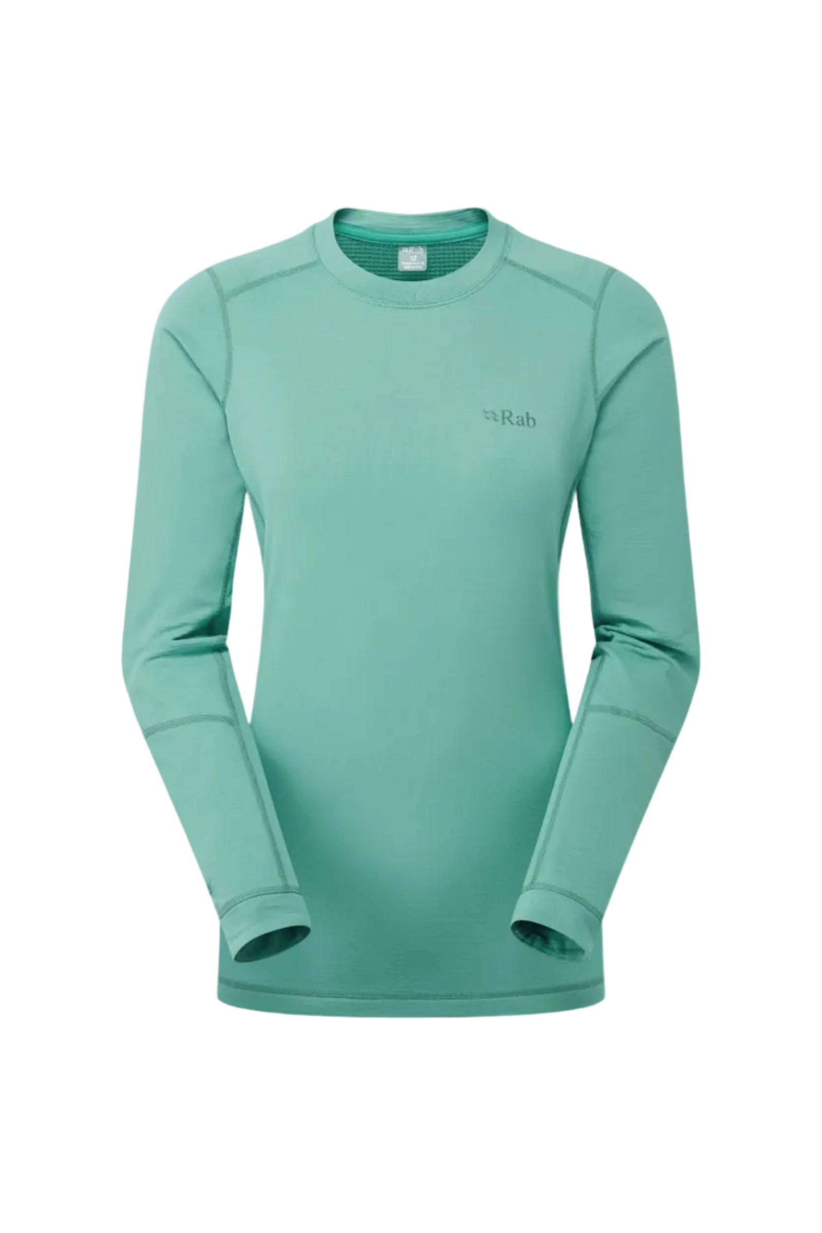 Rab Women's Conduit Crew in Glacier Blue - front