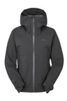 Rab Women's Downpour Light Waterproof Jacket in Anthracite - front