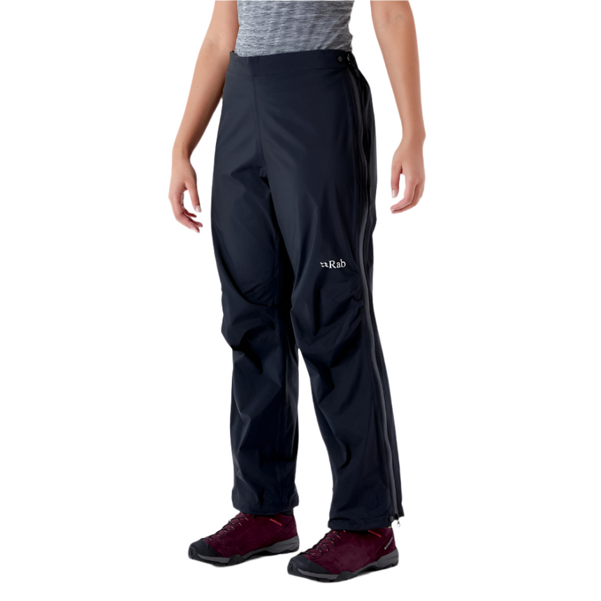 Rab Women's Downpour Plus 2.0 Pant in Black - worn