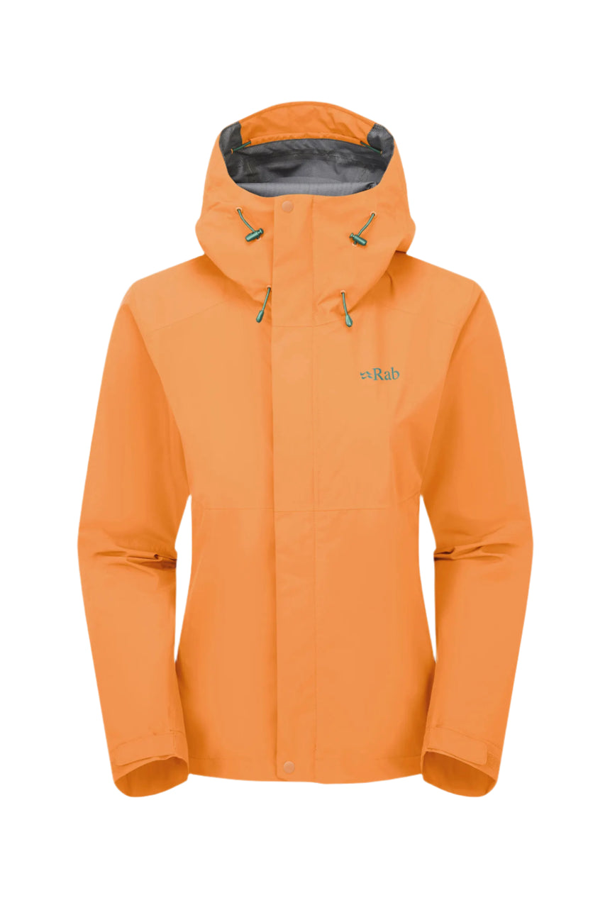 Rab Women's Downpour Waterproof Jacket in Melba - front