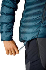 Rab Women's Electron Pro Down Jacket in Black - hip pocket detail