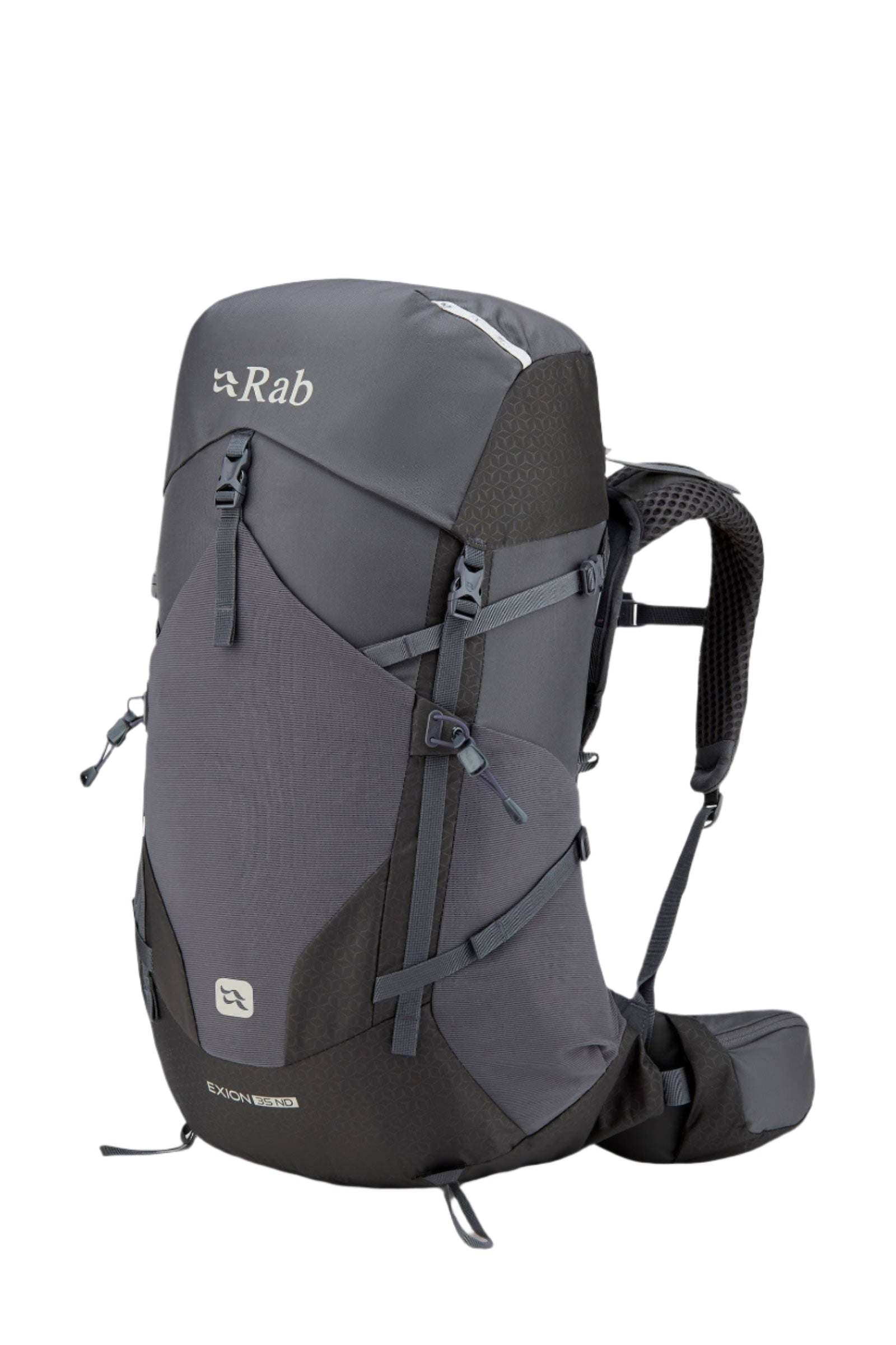 Rab Women's Exion ND35L Hiking Pack in Anthracite/Graphene - Front View