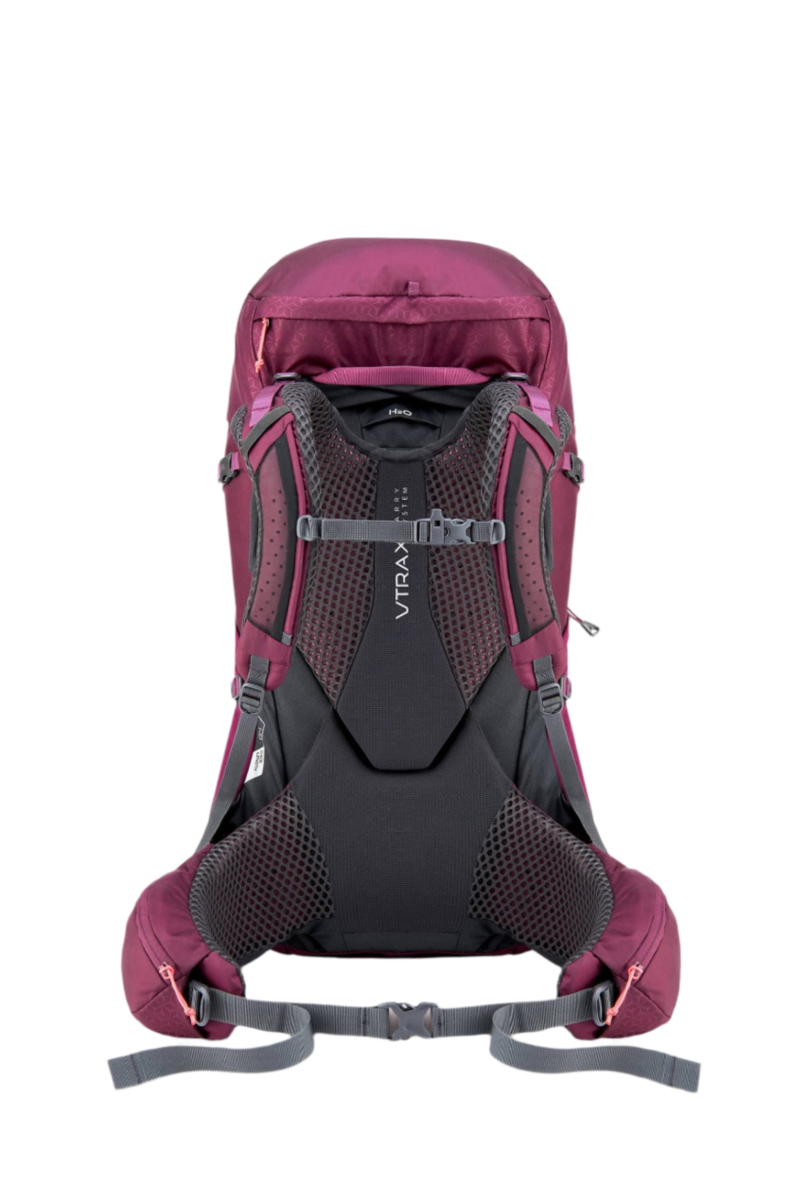 Rab Women's Exion ND35L Hiking Pack in Mulberry - Back View