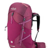 Rab Women's Exion ND35L Hiking Pack in Mulberry - Front View