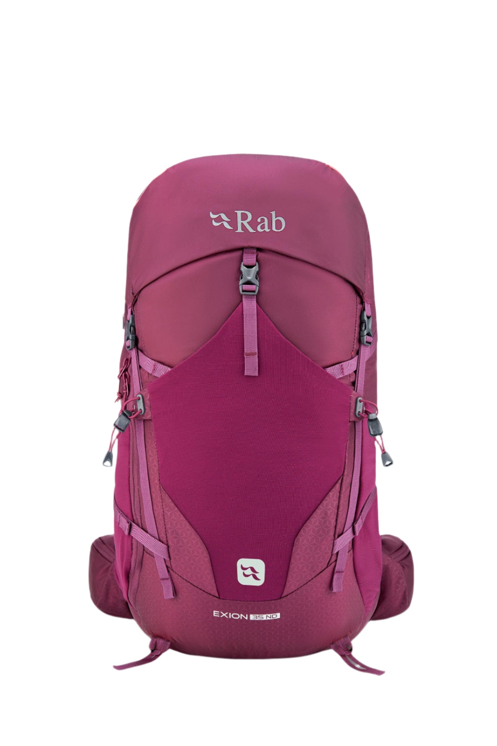 Rab Women's Exion ND35L Hiking Pack in Mulberry - Side View