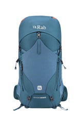 Rab Women's Exion ND45L Hiking Pack in Orion Blue - Side View