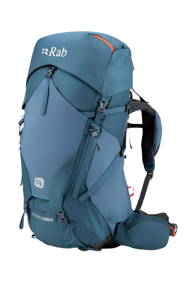 Rab Women's Exion ND55L Hiking Pack in Orion Blue - Front View