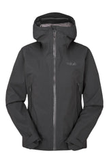 Rab Women's Firewall Light Waterproof Jacket in Anthracite - front