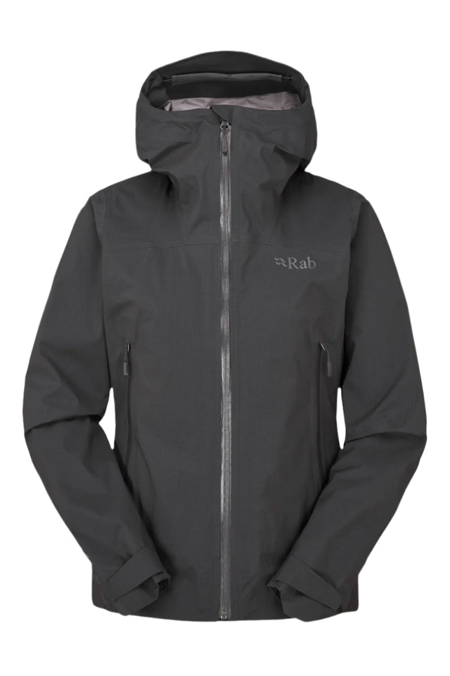 Rab Women's Firewall Light Waterproof Jacket in Anthracite - front