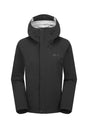 Rab Women's Firewall Waterproof Jacket in Black - front