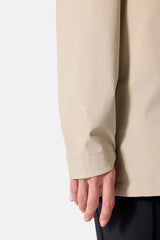 Rab Women's Firewall Waterproof Parka in Dark Pebble - sleeve detail on model (1 of 2)